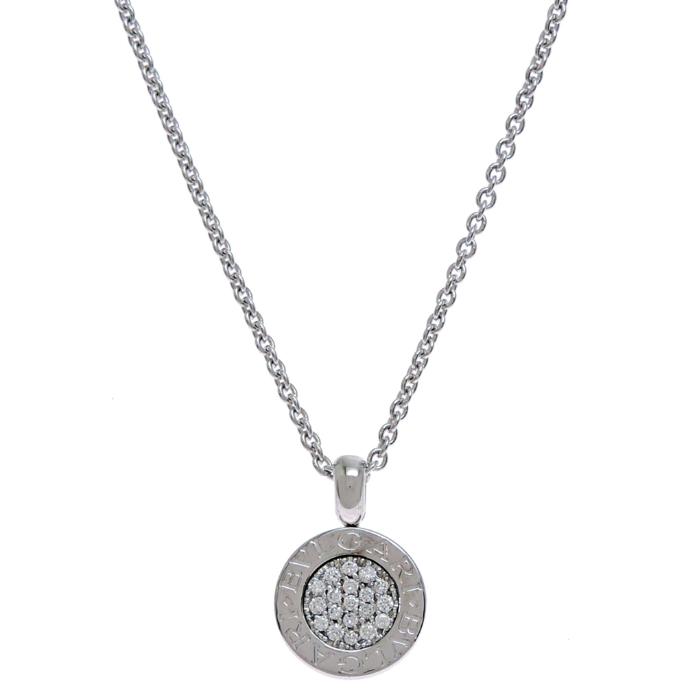 BVLGARI Silver Diamond Necklace